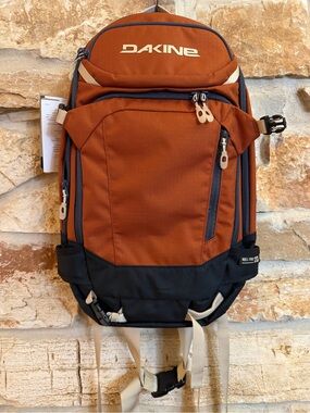 Dakine Burnt Orange and Black Men’s Backpack